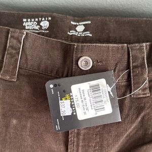 Mountain Hardwear Men's Brown Corduroy Pants 36x32 (New)